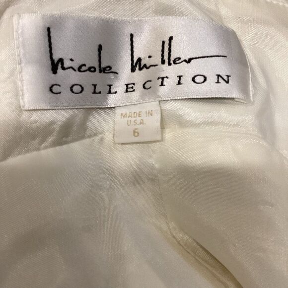 NWT Nicole Miller 100% silk cocktail dress Sz 6 - Picture 13 of 14